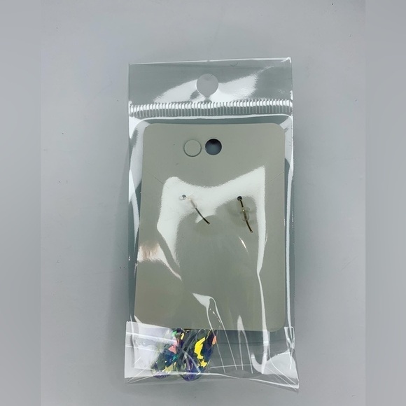 Gold dangling earrings - Picture 3 of 3